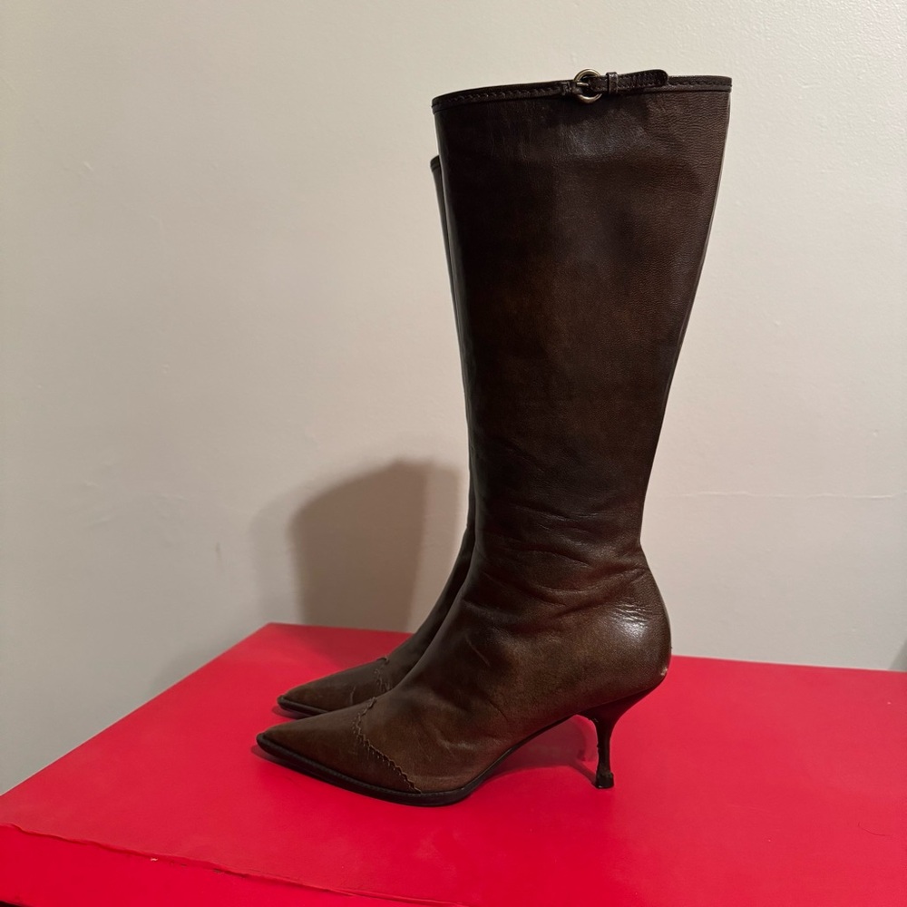 Miu Miu Knee High Heel Boots